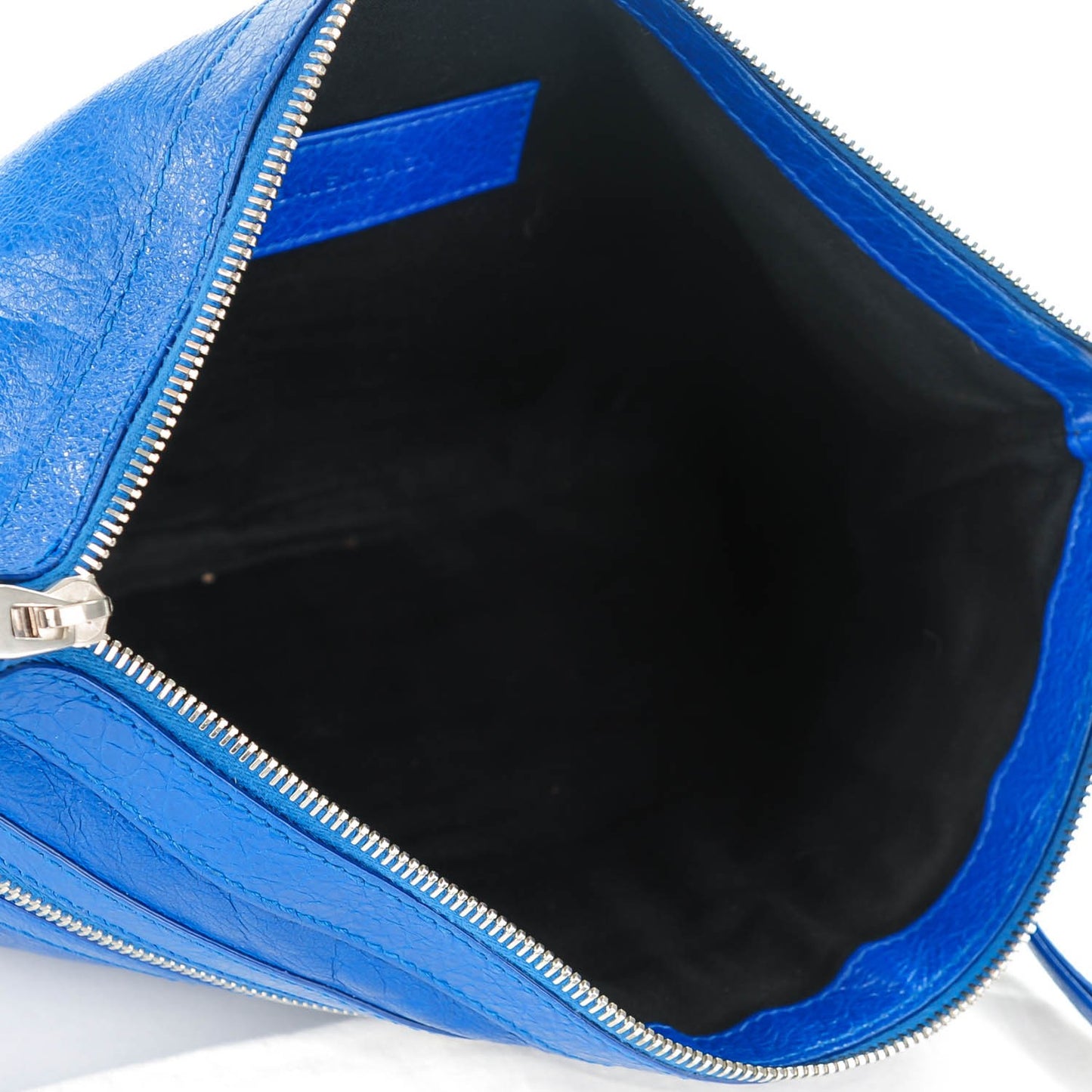 Agneau Arena Classic Hardware Medium Clip Bleu Lazuli