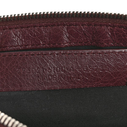 Balenciaga Agneau Arena Classic Hardware Small Clip Acajou Fonce 7 of 13