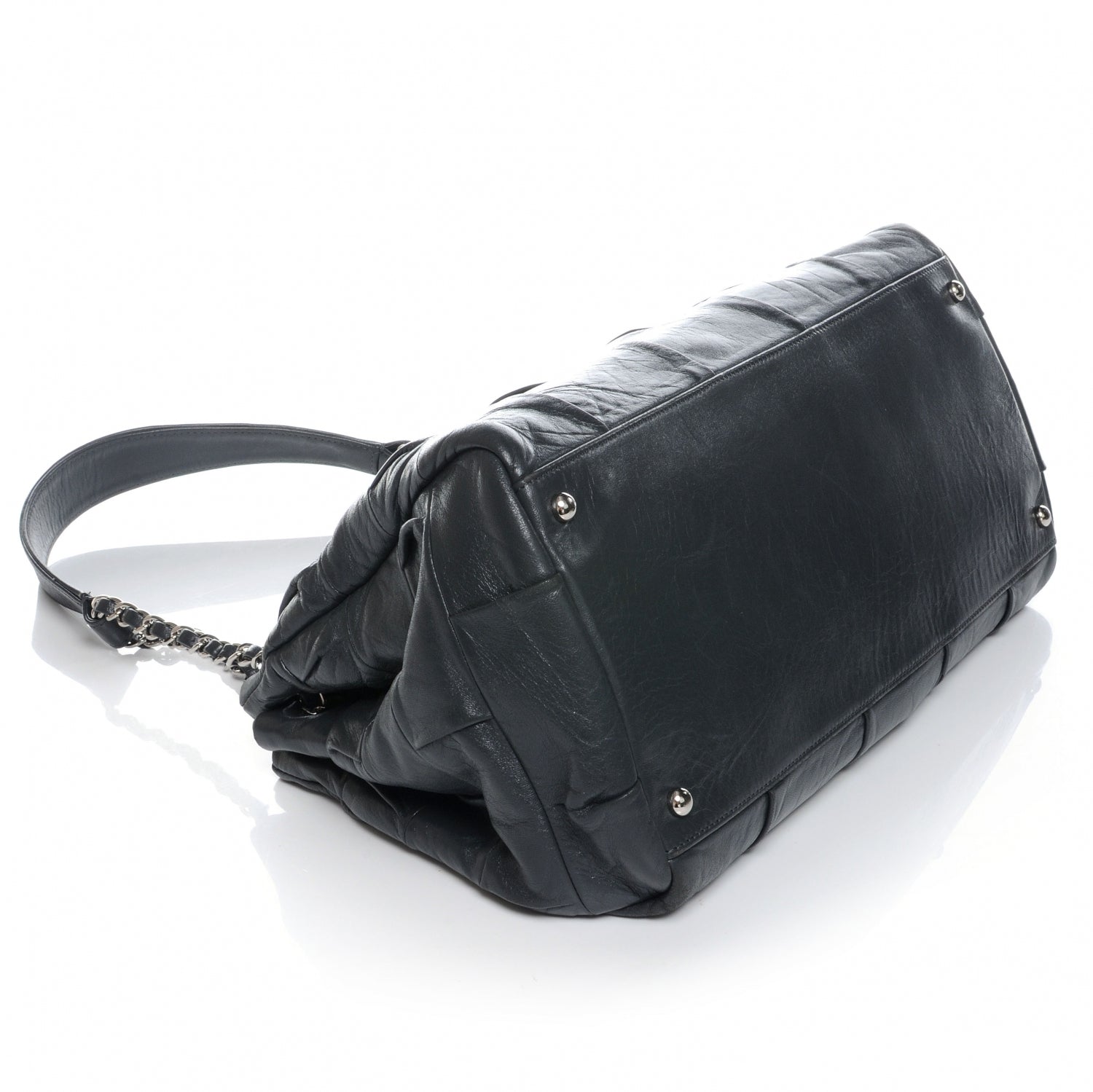Chanel Lambskin Igloo Shoulder Bag Grey 4 of 7