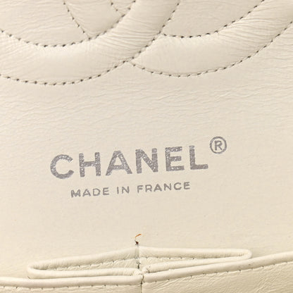 Chanel Caviar Quilted Medium Double Flap White 5 of 11