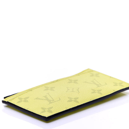 Louis Vuitton Monogram Taiga Coin Card Holder Yellow 7 of 18