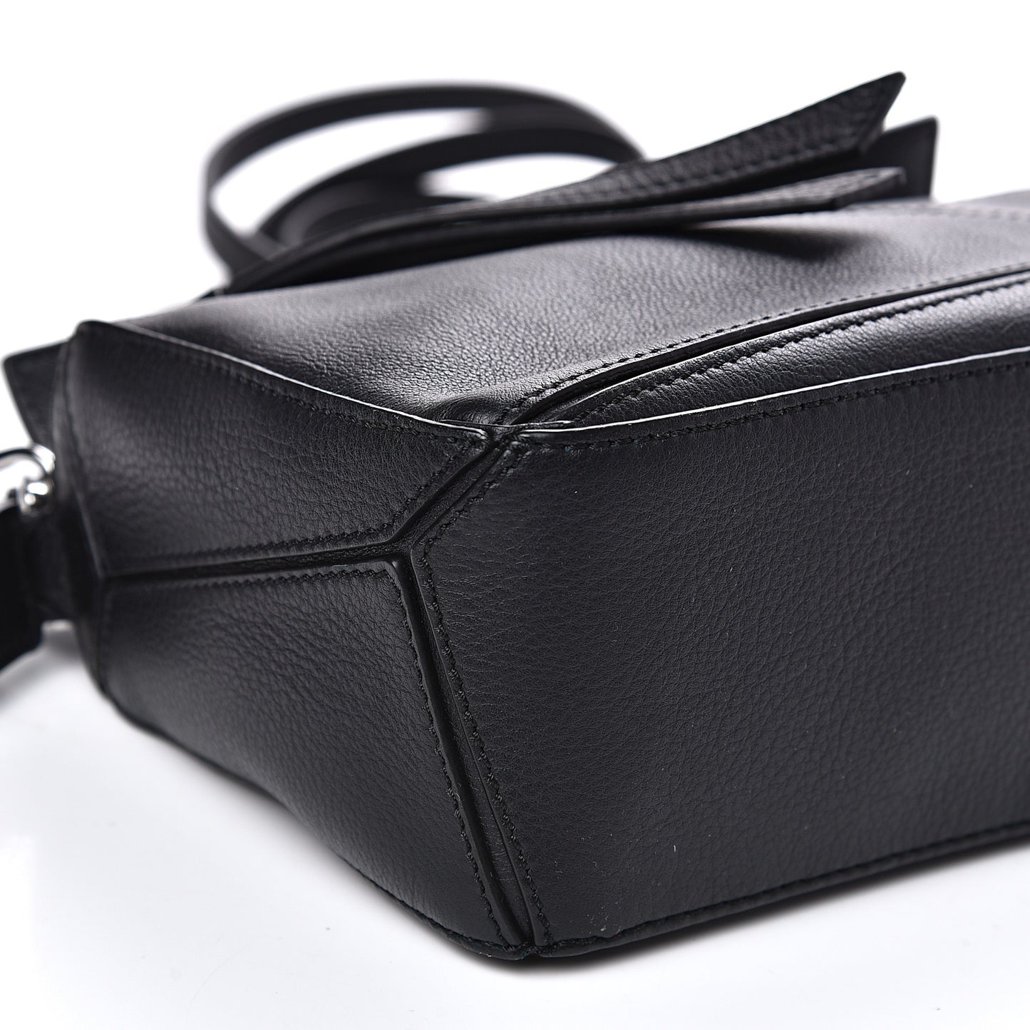 Calfskin Mini Puzzle Bag Black