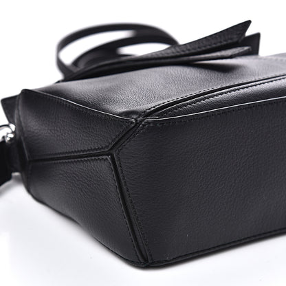 Loewe Calfskin Mini Puzzle Bag Black 8 of 10