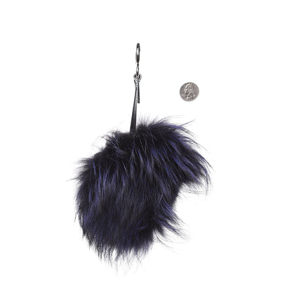 Fendi Mink Fox Rabbit Fur Vitello Flamingo Furme Monster Bag Charm Viola Multicolor Black 2 of 3