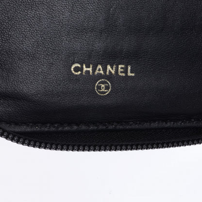 Chanel Caviar Zip Around Wallet Black 6 of 8