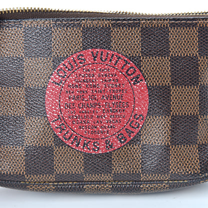 Louis Vuitton Damier Ebene Complice Trunks and Bags Mini Pochette Accessories Red 8 of 10