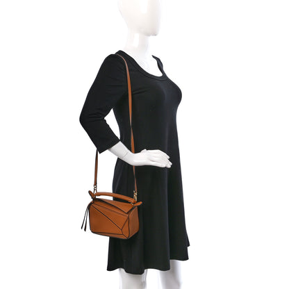 Loewe Calfskin Mini Puzzle Bag Tan 2 of 9