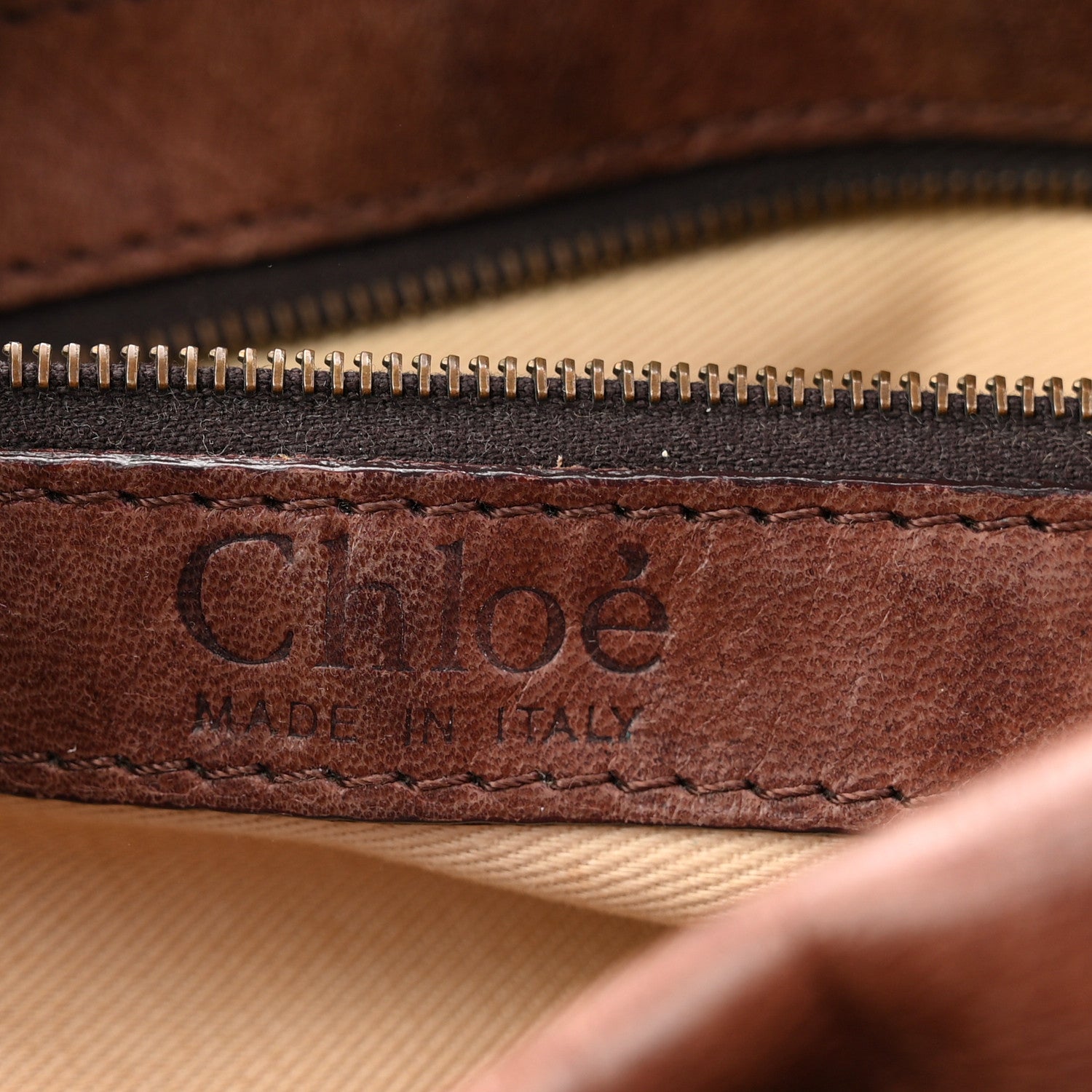 Chloe Calfskin Silverado Shoulder Bag Chocolate 6 of 12
