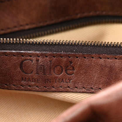 Chloe Calfskin Silverado Shoulder Bag Chocolate 6 of 12