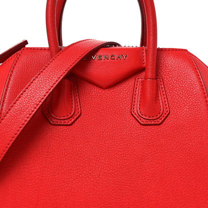 Givenchy Sugar Goatskin Mini Antigona Red 8 of 10