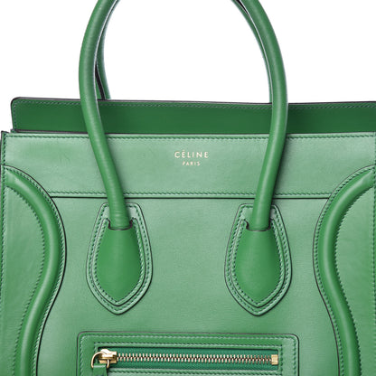Celine Palmelato Calfskin Micro Luggage Grass 12 of 16