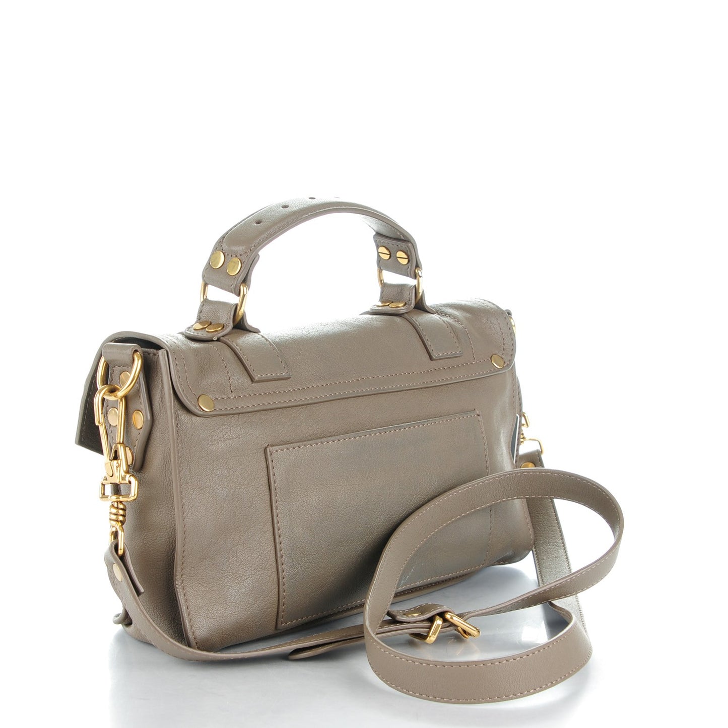 Lambskin Tiny PS1 Satchel Smoke