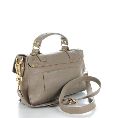 Proenza Schouler Lambskin Tiny PS1 Satchel Smoke 3 of 7