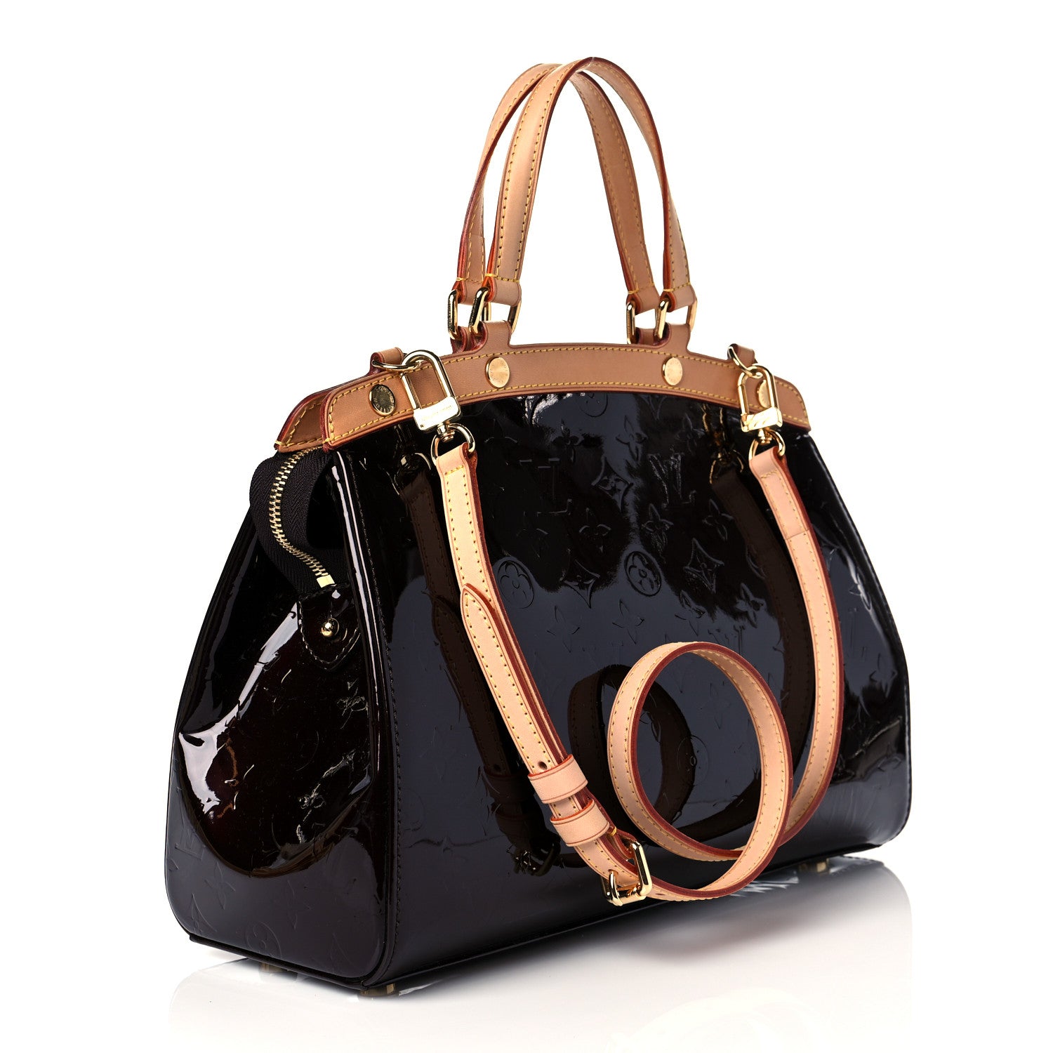 Louis Vuitton Vernis Brea MM Amarante 3 of 9