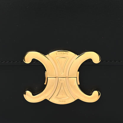 Celine Shiny Calfskin Teen Triomphe Black 7 of 9