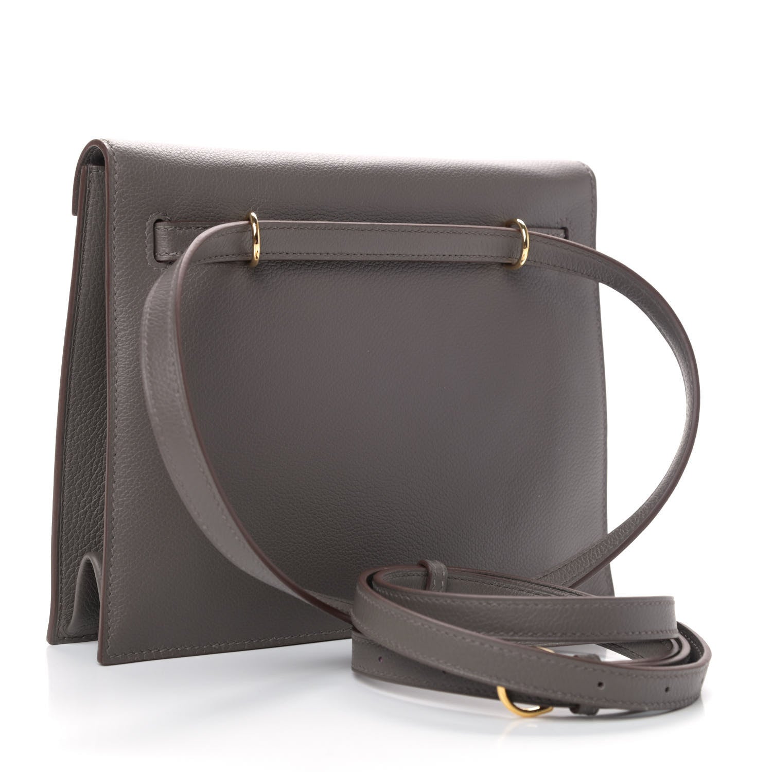 Hermes Evercolor Kelly Danse II Belt Bag Etain 2 of 4