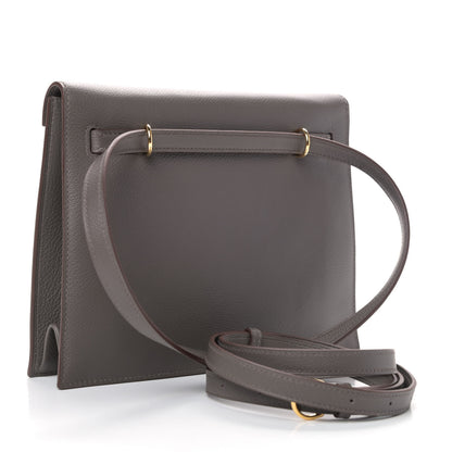 Hermes Evercolor Kelly Danse II Belt Bag Etain 2 of 4