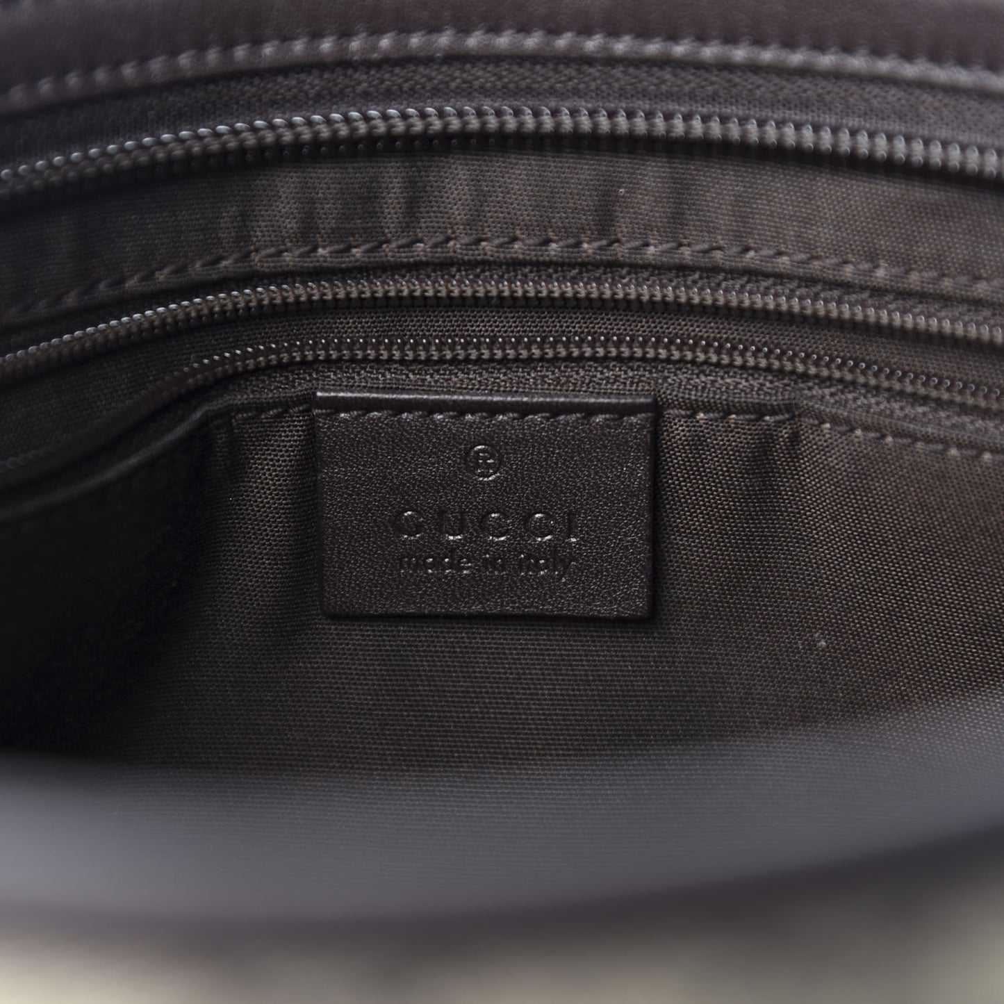 GG Plus Monogram Medium Flat Messenger Bag Dark Brown