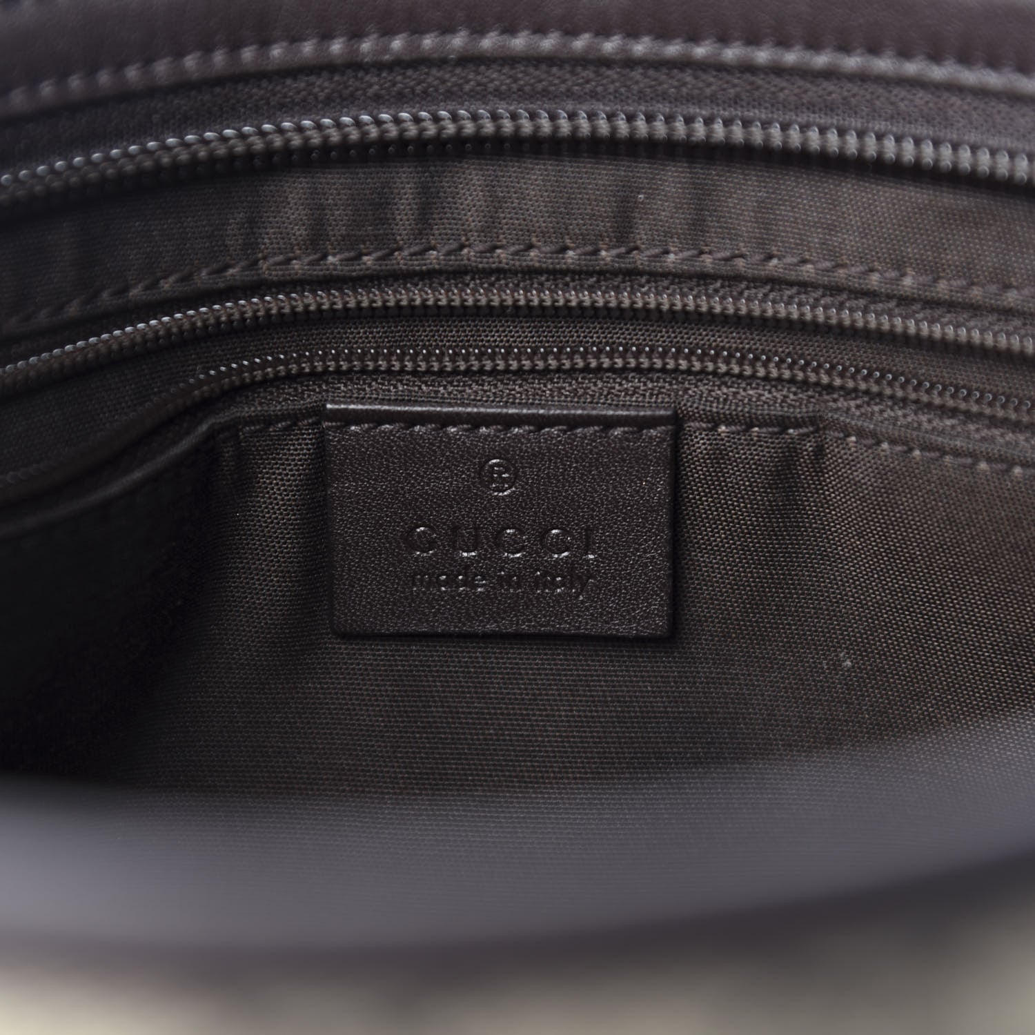 Gucci GG Plus Monogram Medium Flat Messenger Bag Dark Brown 10 of 13