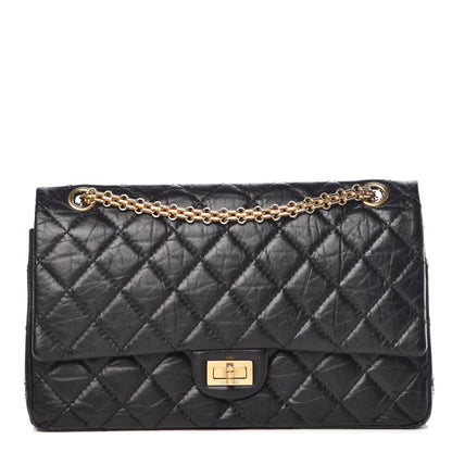 Chanel Aged Calfskin Quilted 2.55 Reissue 226 Flap Black 1 of 10