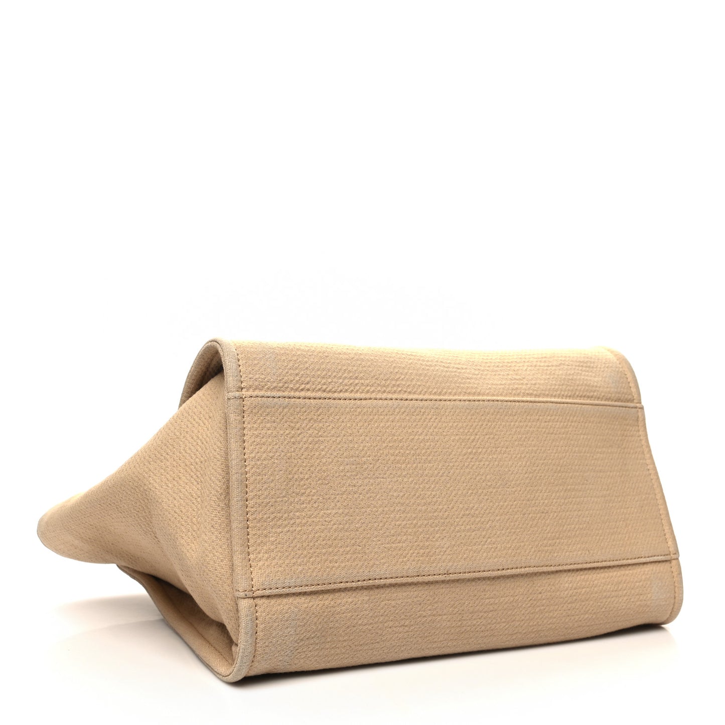 Mixed Fibers Medium Deauville Tote Beige