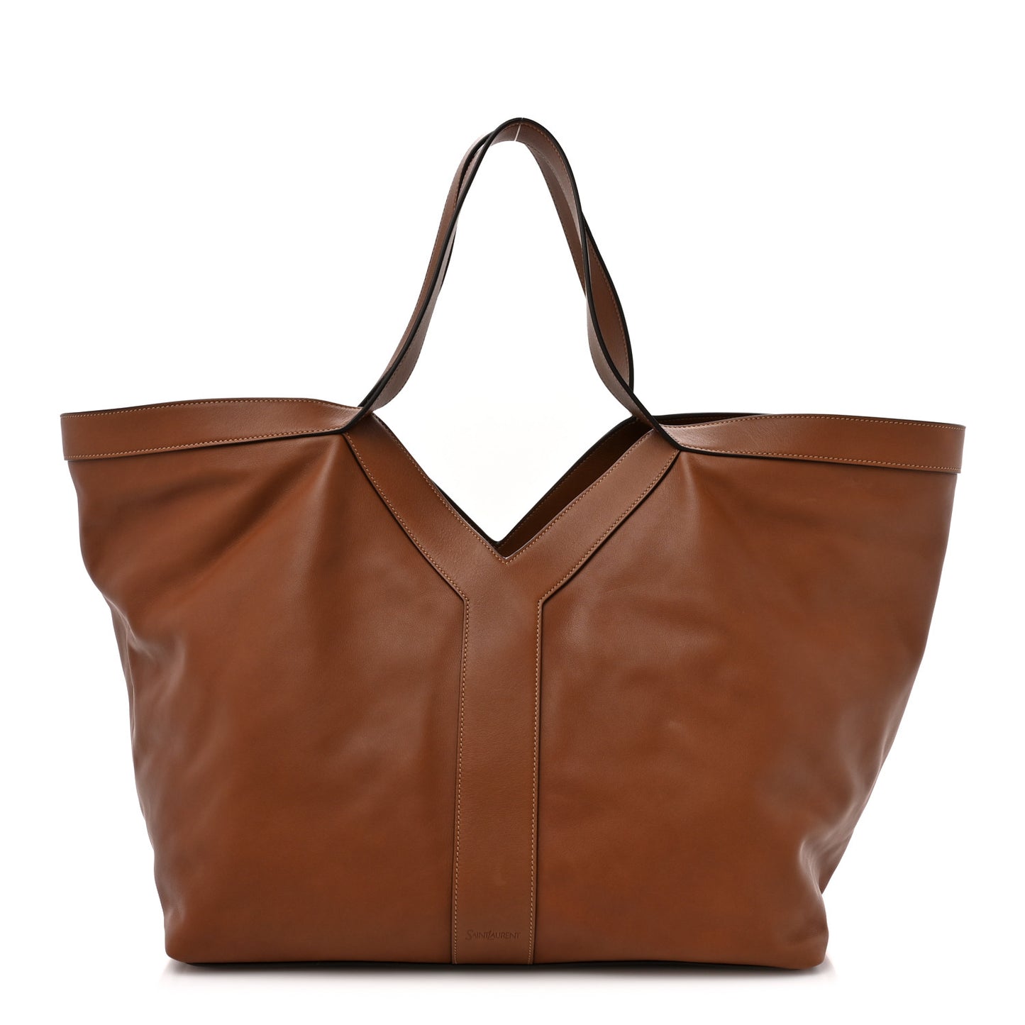 Calfskin Y Tote Brick
