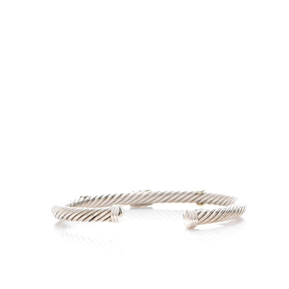 David Yurman Sterling Silver 14K Yellow Gold Citrine Rhodolite 5mm Renaissance Bracelet 3 of 4