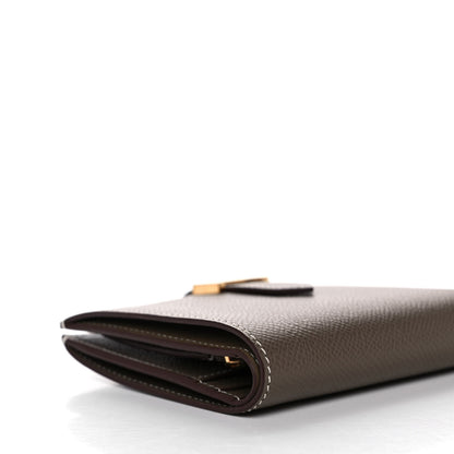 Hermes Epsom Bearn Compact Wallet Etoupe 10 of 12
