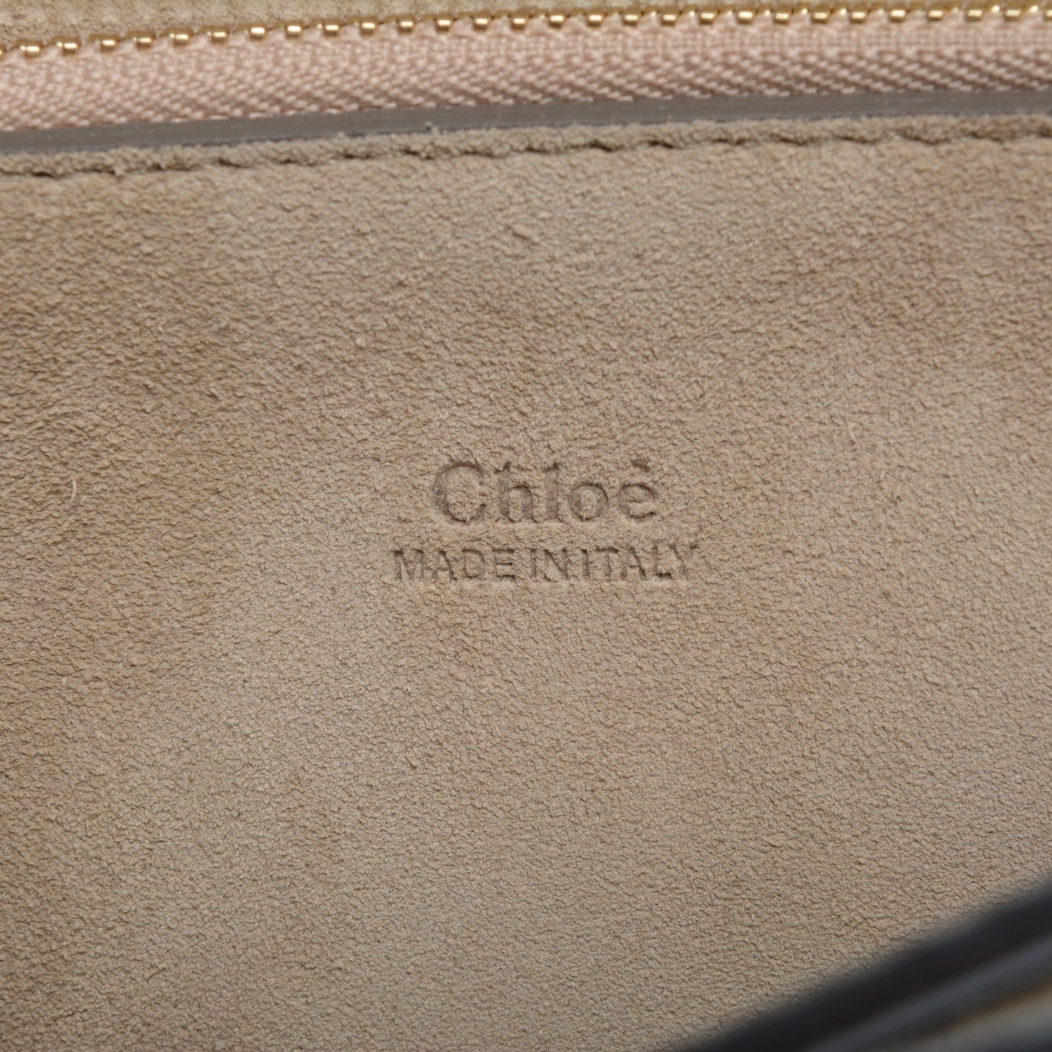 Chloe Suede Calfskin Medium Faye Shoulder Bag Tobacco 14 of 14