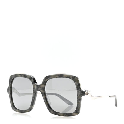 Cartier Metal Panthère de Cartier Square Sunglasses Grey 1 of 9