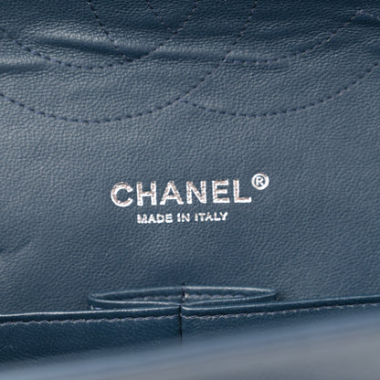 Chanel Caviar Quilted Jumbo Double Flap Navy 6 of 12