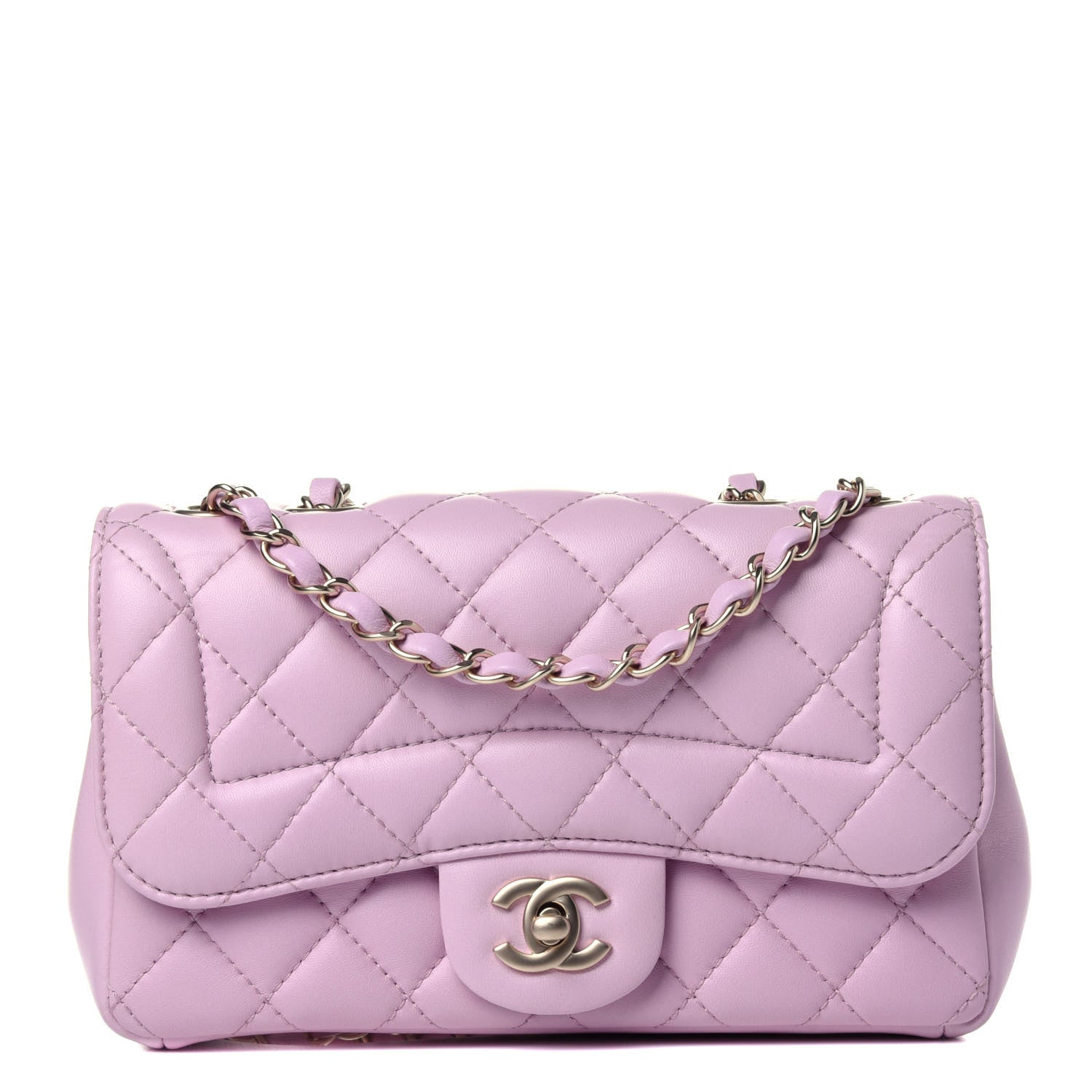 Chanel Lambskin Quilted Mini Mademoiselle Chic Flap Pink 1 of 11