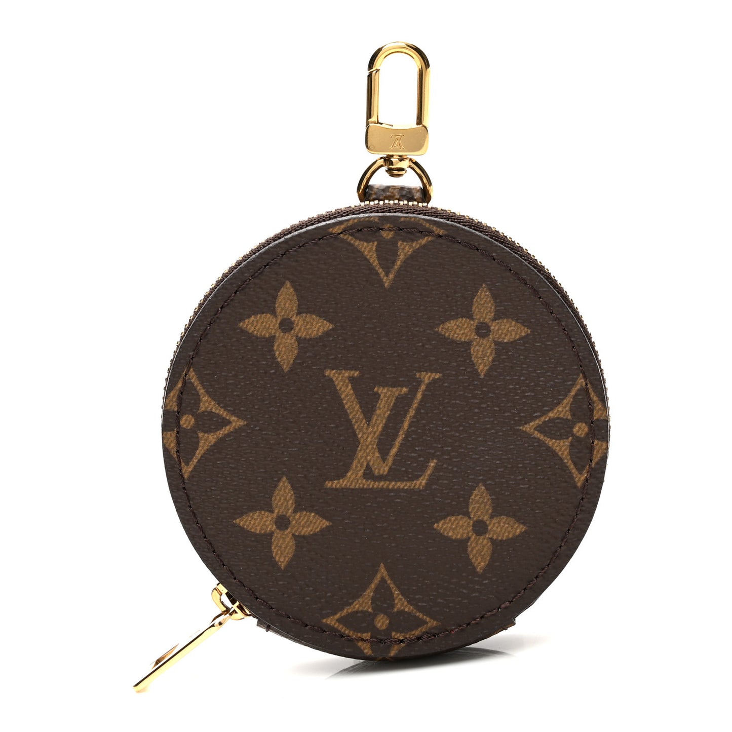 Monogram Multi Pochette Accessories Round Coin Purse Rouge