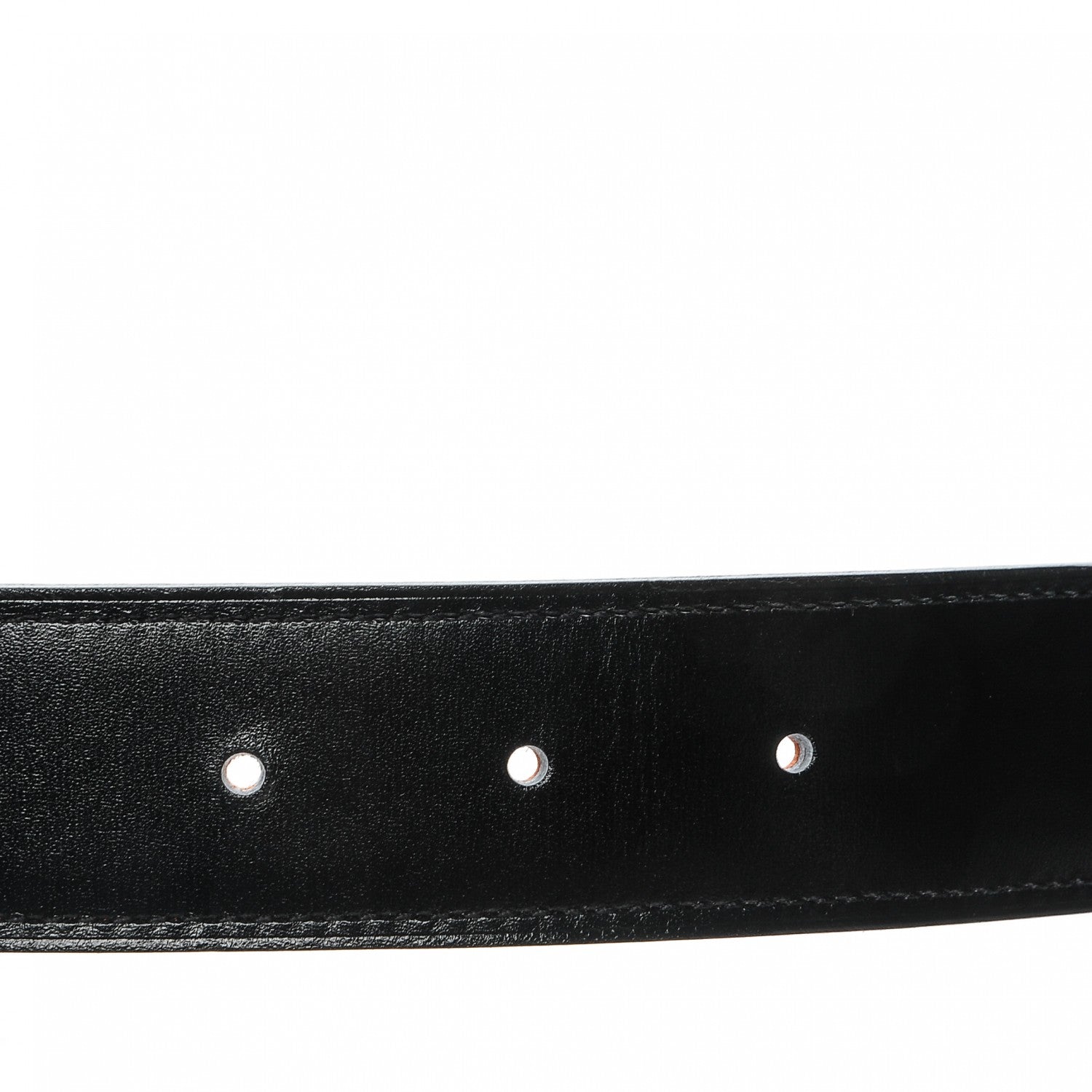 Hermes Box Togo 32mm H Belt 100 Black Orange 9 of 9
