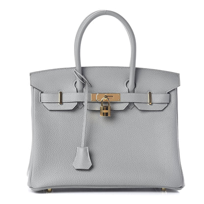 Hermes Togo Birkin 30 Gris Mouette 1 of 33