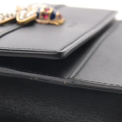 Gucci Calfskin Queen Margaret Chain Wallet Black 10 of 15