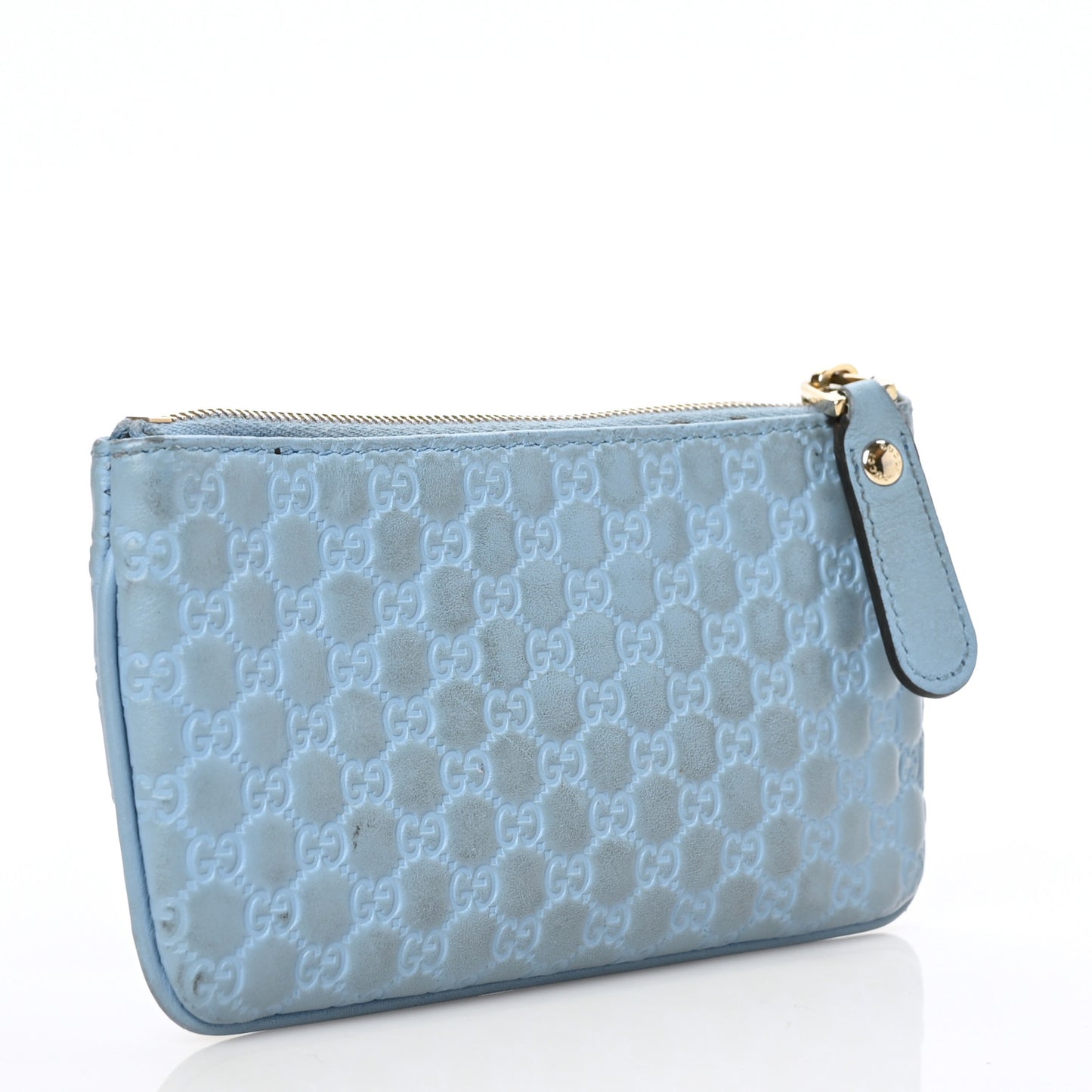 Microguccissima Key Ring Coin Case Mineral Blue