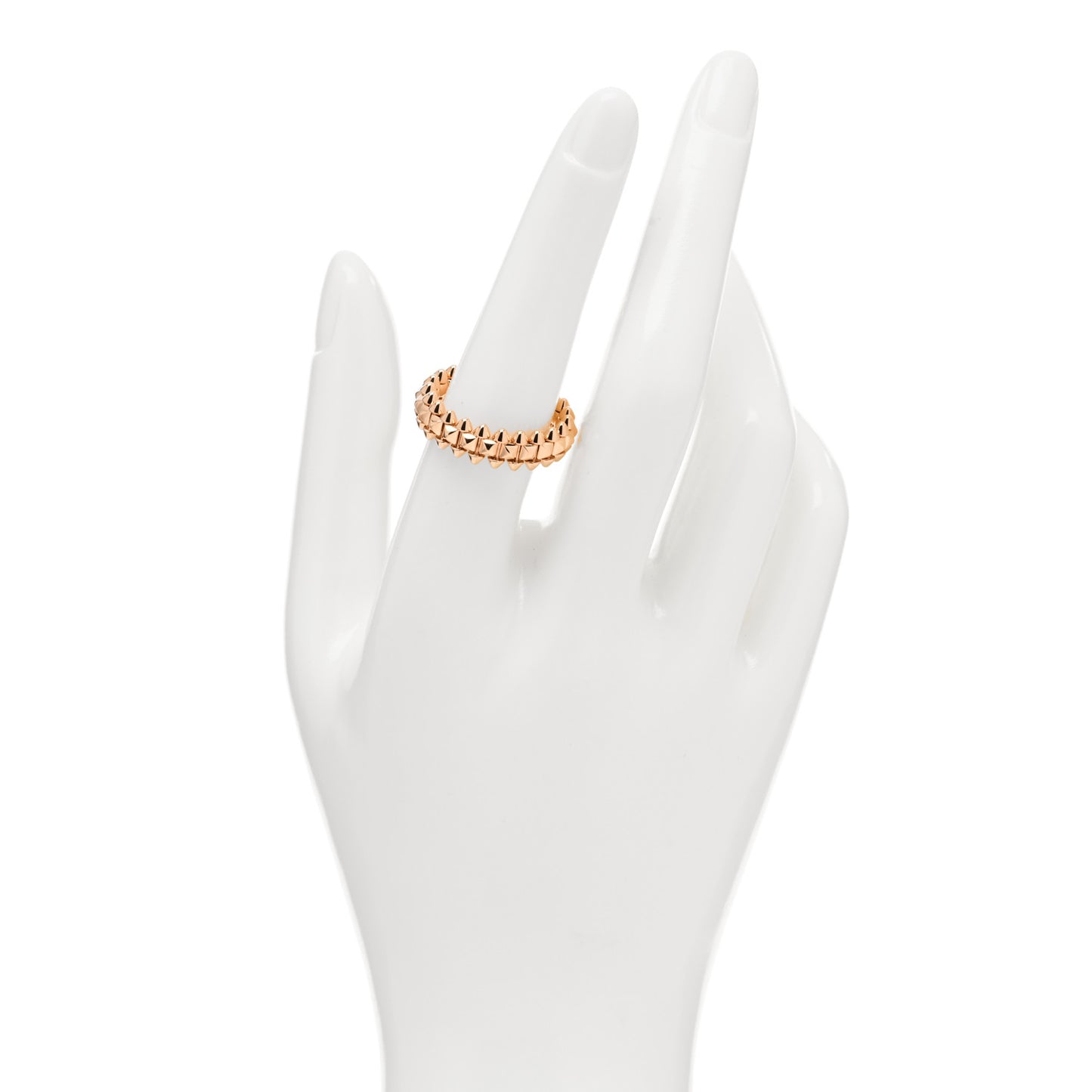 18K Pink Gold SM Clash De Cartier Ring 56 7.5