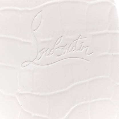Christian Louboutin Calfskin Donna Studded Pool Fun Platform Flat Slide Sandals 41 White 9 of 11