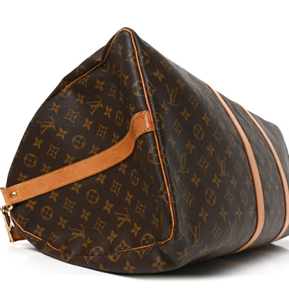 Louis Vuitton Monogram Keepall Bandouliere 55 8 of 10