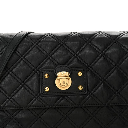 Marc Jacobs Lambskin Quilted The Large Single Flap Black 7 of 10