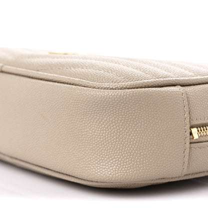 Saint Laurent Grain De Poudre Matelasse Monogram Mini Lou Camera Bag New Powder 9 of 9