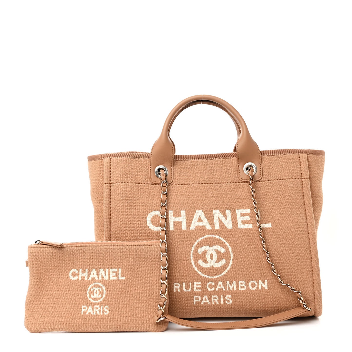 Mixed Fibers Small Deauville Tote Camel