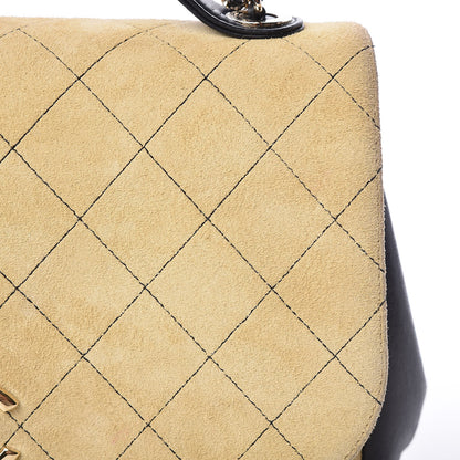 Chanel Suede Medium Business Affinity Flap Beige 10 of 13
