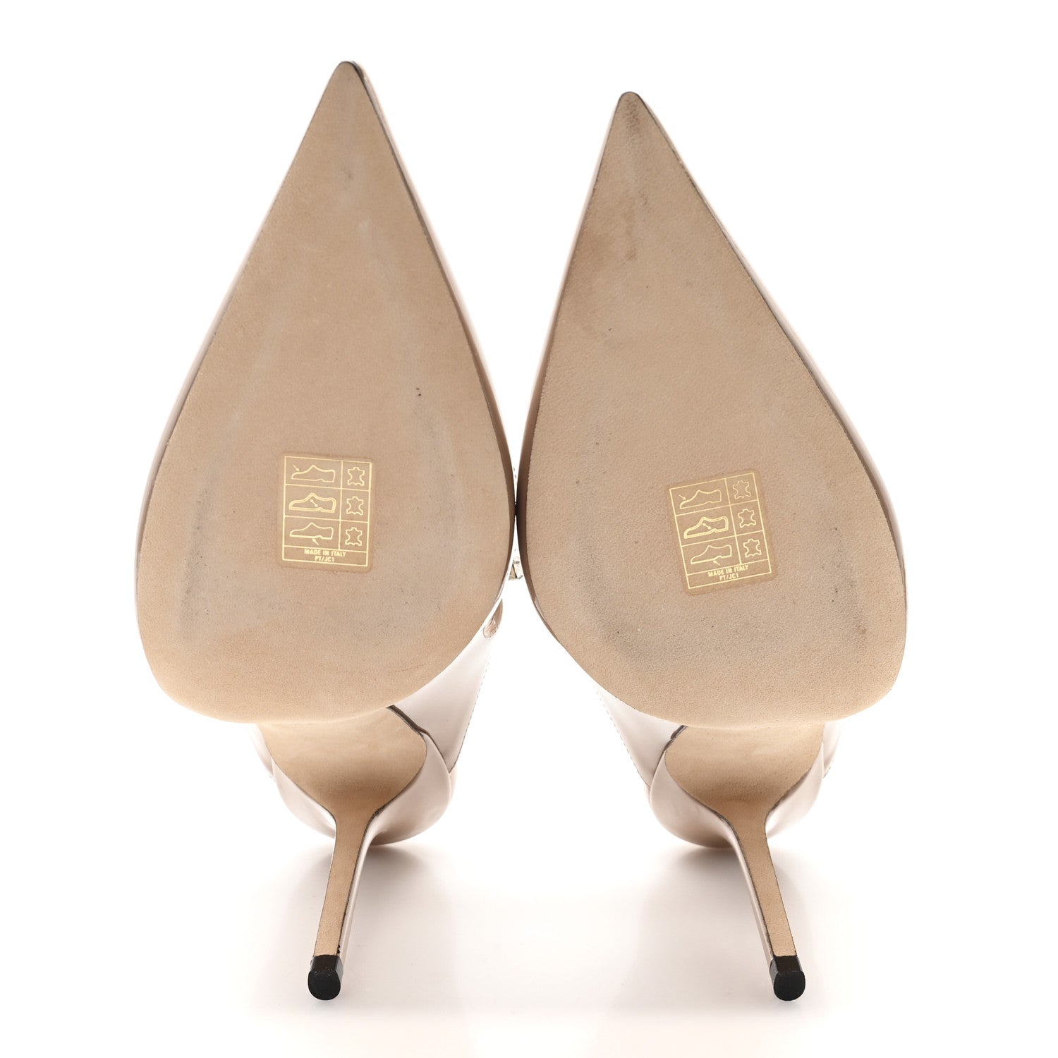 Jimmy Choo Patent Crystal Bing 100 Pumps 37 Ballet Pink 6 of 8