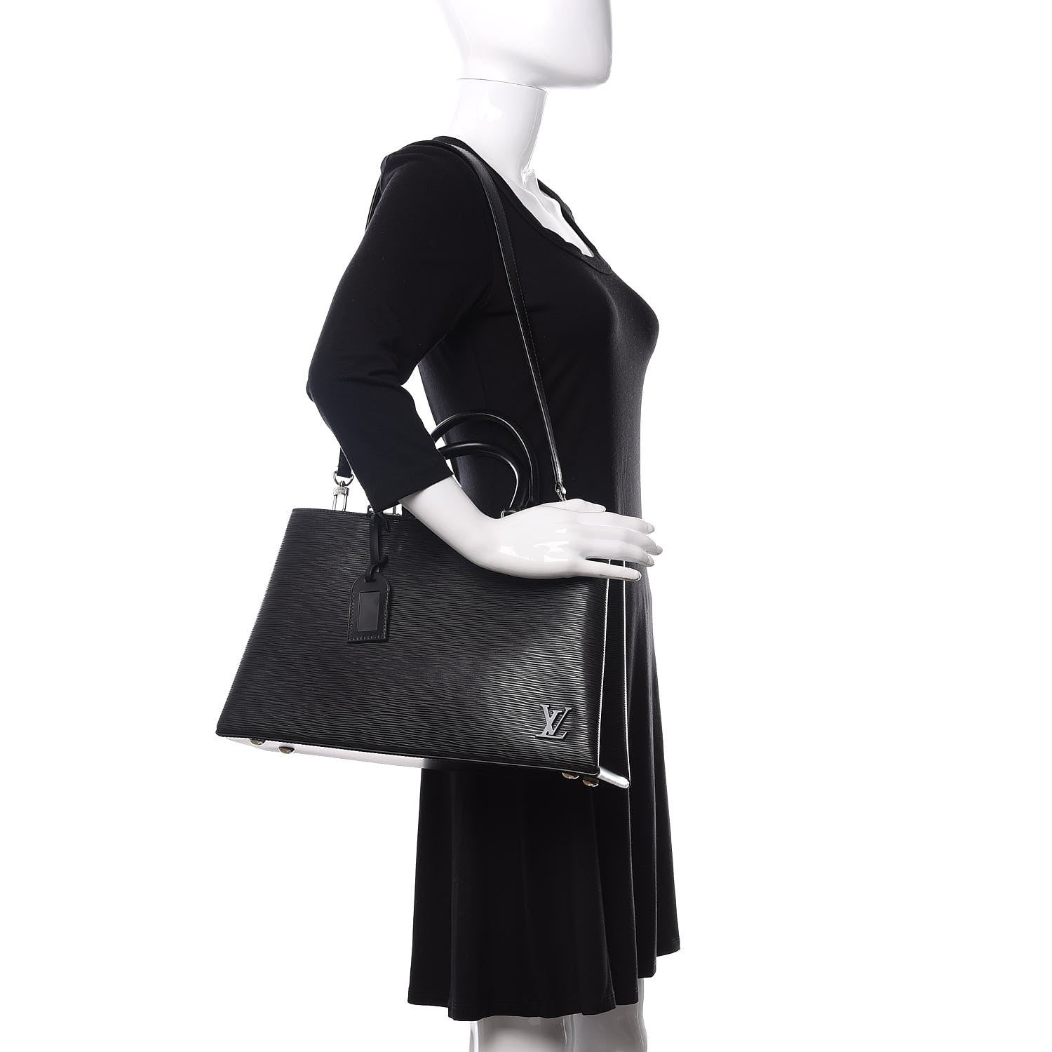 Louis Vuitton Epi Kleber MM Black 2 of 10