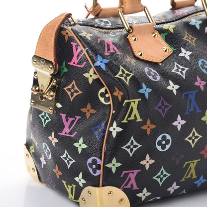 Louis Vuitton Monogram Multicolor Speedy 30 Black 12 of 14