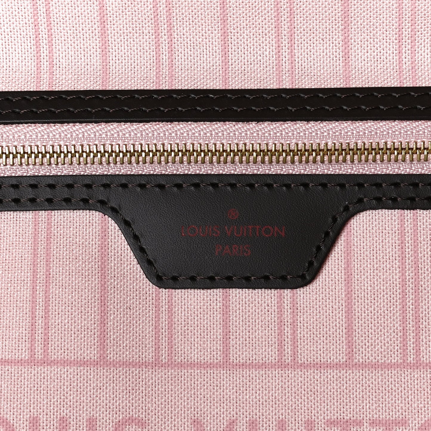 Damier Ebene Neo Neverfull MM Rose Ballerine