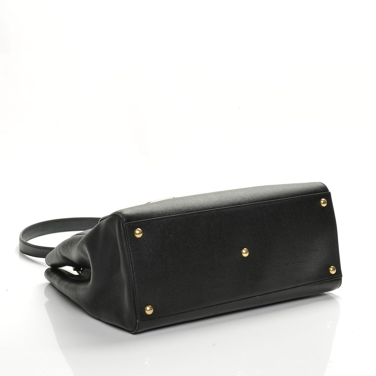 Fendi Vitello Elite Regular 2Jours Tote Black 4 of 7
