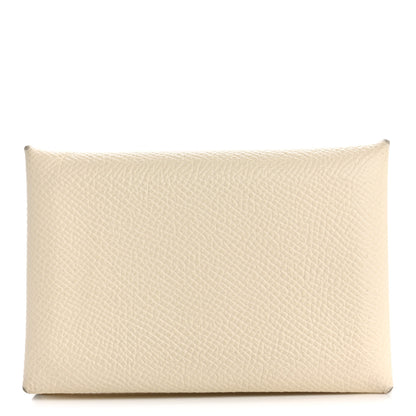 Hermes Epsom Calvi Card Case  Nata 1 of 12